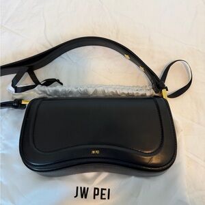 JW PEI Elegant Black Shoulder Bag